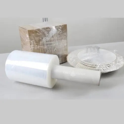 Film Stretch Manual 10 cm x 220 m | Embalaje y Protección para Objetos Pequeños