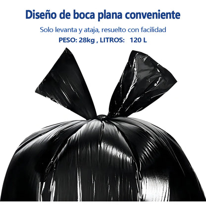 Bolsa de Basura Extra Grande 90x130 cm | 10 Unidades para Mudanzas
