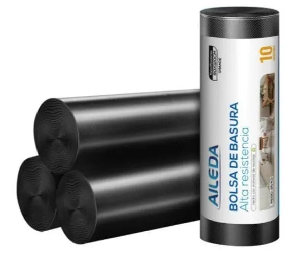 Bolsa de Basura Extra Grande 90x130 cm | 10 Unidades para Mudanzas