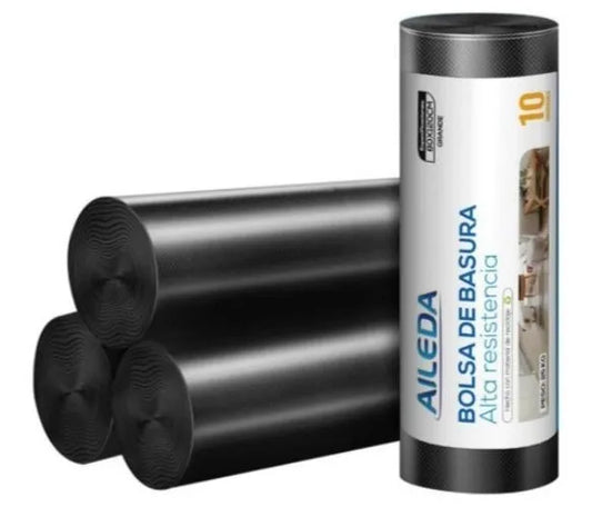 Bolsa de Basura Extra Grande 90x130 cm | 10 Unidades para Mudanzas