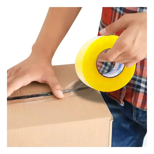 Cinta de Embalaje Transparente 4.5 cm x 350 m | Alta Adhesión