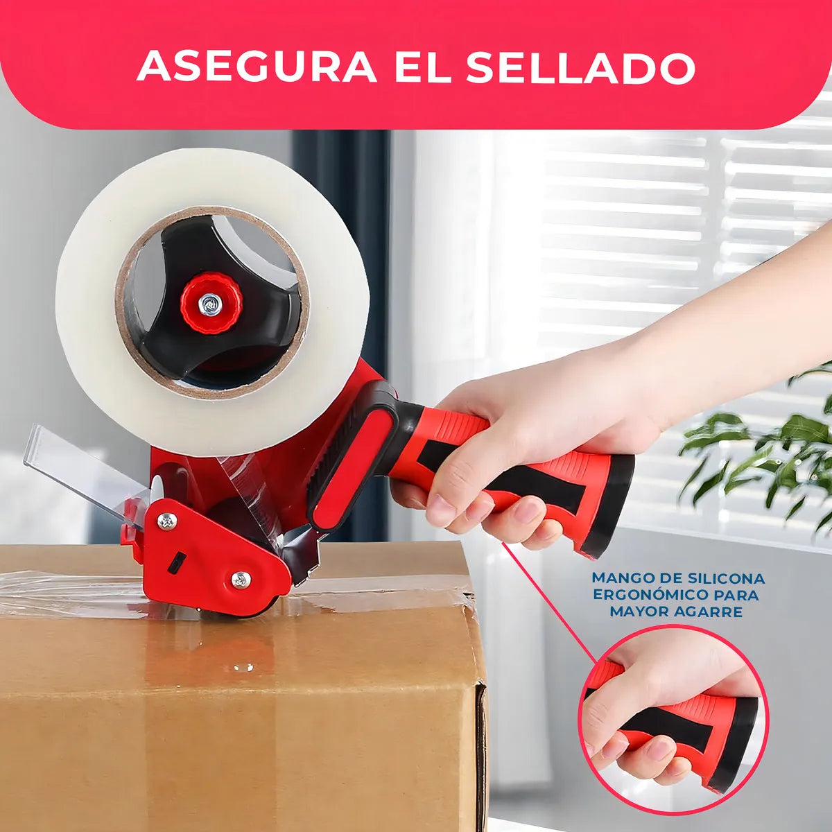 Dispensador de Cinta de Embalaje Manual Profesional